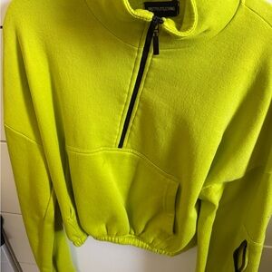 PrettyLittleThing Neon Green Cowl Neck Sweater